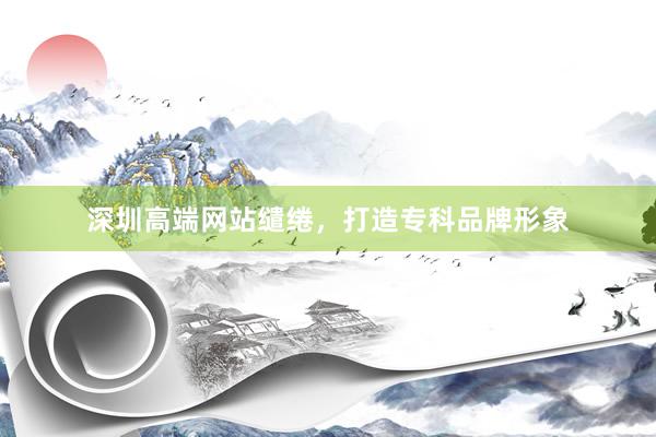 深圳高端网站缱绻，打造专科品牌形象